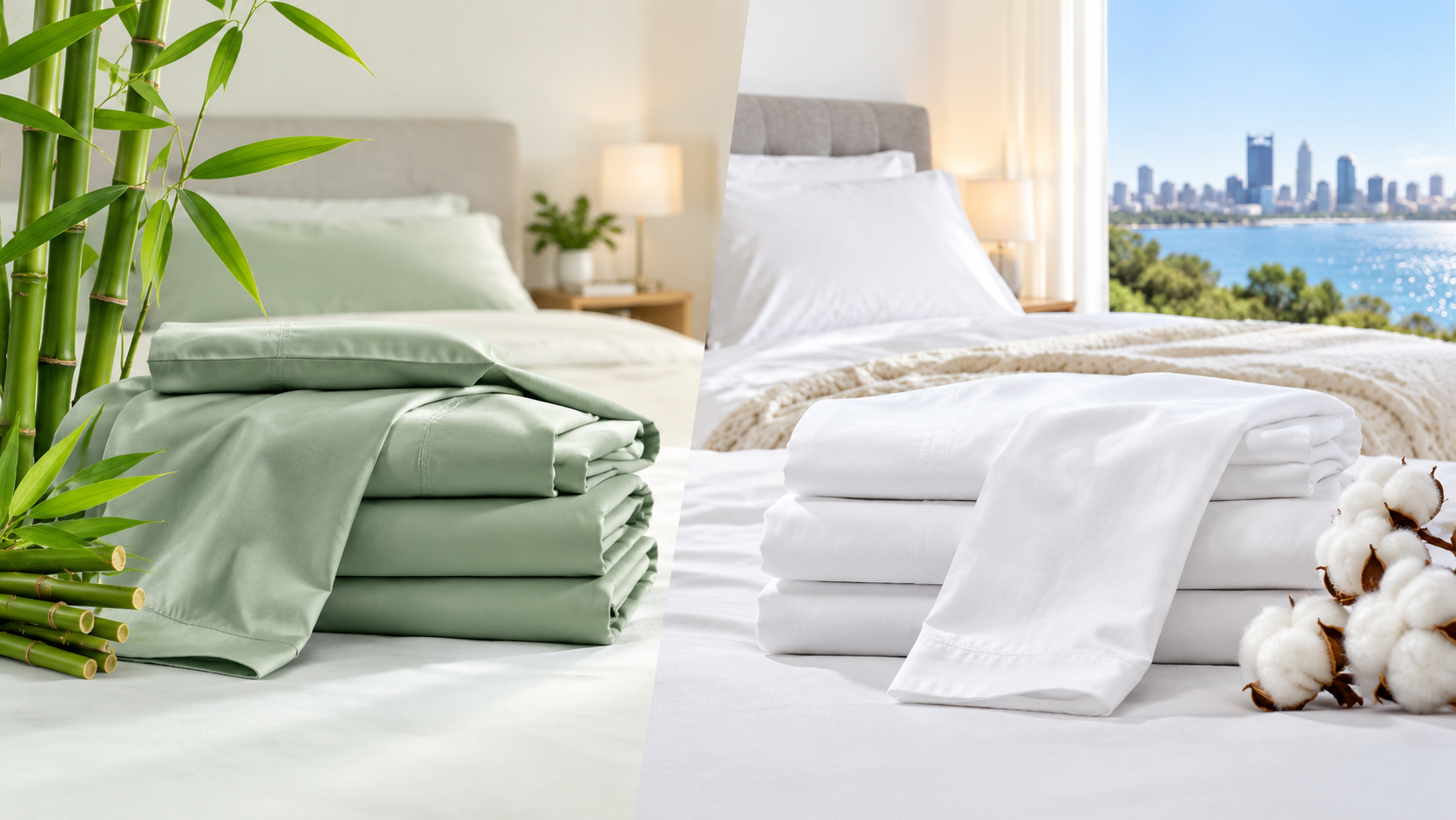 Bamboo vs Cotton Sheets: Which Is Better for Perth's Hot Nights?